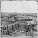 [Petersburg, Va. Confederate fortifications with chevaux-de-frise beyond]