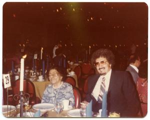 Mario Salas with Lillian Sutton Taylor at Dinner Event