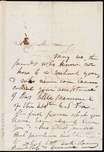 Rough draft of letter from Maria Weston Chapman, [Boston?, Mass.], to Louisa Gilman Loring, [1857?]