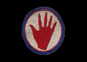 Reproduction patch with Red Hand emblem