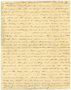 Thumbnail for Letter from Charles Moore to Josephus Moore and family, March 6, 1864