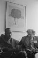 James ""Son"" Thomas: Houston, Tex. Modern Language Association Meeting. James ""Son"" Thomas and Allen Ginsburg. Thomas playing guitar (JTP 50-80-12/31 #1689)