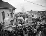 Float in an African American Mardi Gras parade in Mobile, Alabama.