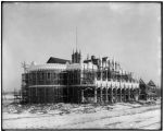 Canada's pavilion under construction