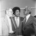 Thumbnail for Bayard Rustin talking with Sigmund Arywitz and Ken Orduna, Los Angeles, 1973