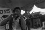 Delta Blues Festival: Performers on stage, cameraman, Roosevelt "Booba" Barnes (DBFP #248)