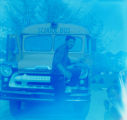 Man with school bus