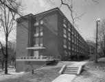 New buildings on the campus of Tuskegee Institute in Tuskegee, Alabama.