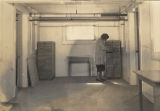 Student remodeling a room in a home economics class at Tuskegee Institute in Tuskegee, Alabama.