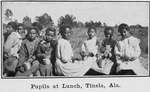 Pupils at lunch, Tinela, Ala