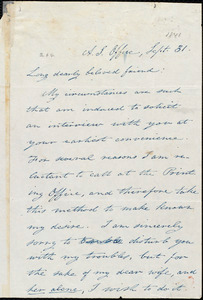 Letter from Isaac Knapp, [Boston, Mass.], to William Lloyd Garrison, [October 1, 1841]