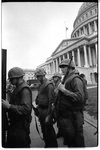 [Soldiers stand guard near U.S. Capitol, during 1968 riots]