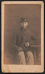 [Private Thomas J. Eagle of Co. I, 16th Ohio Infantry Regiment and Co. C, 114th Ohio Infantry Regiment in uniform]