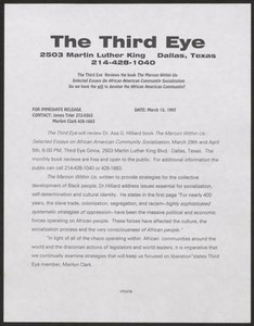 Press release: The Third Eye