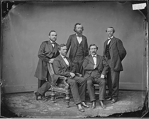 Hon. Alexander McDonald, Arkansas., Hon. Benjamin F. Rice, Arkanasas., Hon. Logan H. Roots, Arkansas, and others.