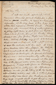 Letter from Samuel May, Boston, Dec. 18, 1849