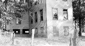 Lee County Training School . Back view showing basement which has been filled up for industrial work