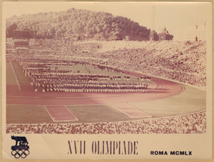 Photograph of the 1960 Olympic Opening Ceremonies owned by Dick Howard