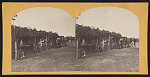 [Soldiers from the 134th Illinois Volunteer Infantry resting in camp at Columbus, Kentucky]