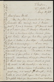 Letter to] Dear friend Webb [manuscript