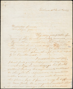 Thumbnail for Letter from Nathan Winslow, Portland, [Maine], to William Lloyd Garrison, 1833 [October] 17th