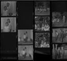 Set of negatives by Clinton Wright including campaign party and Willie May's children, 1970