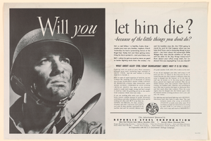 Will You Let Him Die? Because of the Little Things You Don't Do? ... What About Alloy Steel Scrap Segregation? ... Republic Steel.