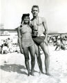 Ted White posed on Chicken Bone Beach in Atlantic City, New Jersey