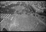 [Aerial view, looking north from the Washington Monument, of the March on Washington, 1963]