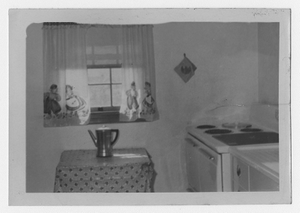 Photograph of a newly remodeled kitchen, Manchester, Georgia, 1953