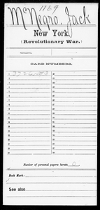 McNegro, Jack - New York - New York