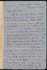 Letter to] Dear Mr. Webb [manuscript