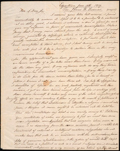 Letter from James H. Thomas, Edgartown, to Amos Augustus Phelps, 1839 June 19