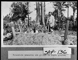 Household utensils are placed on negro graves.