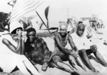 Group at Santa Monica Beach