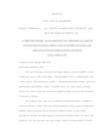 A time for change: an examination of a historically Black college or university (HBCU) and its efforts to globalize and acculturate international students into campus life, 2016