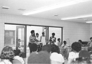 Celebration for the liberation of Mozambique, East Africa, at the Phyllis Wheatley Community Center, Minneapolis.