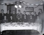 Ralph Metcalfe and Conrad Jennings at banquet, 1934?