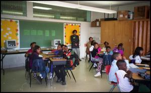 Students and Teacher in Gates Elementary Classroom