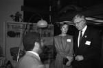 Bondie Gambrell and Bill Press talking during an event, Los Angeles, 1989