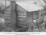 The house in Malden, W. Va., in which Mr. Washington lived when he began teaching