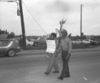 Workers striking at Brockway Glass Company plant in Montgomery, Alabama.