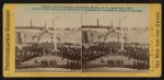 Interior of Fort Sumpter (i.e. Sumter), Charleston Harbor, S.C. April 14th, 1865. Arrival of Gen. Anderson and the guests to inaugurate the ceremony of raising the old flag