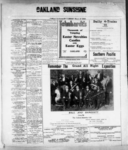 Oakland Sunshine (Oakland, Calif.), Ed. 1 Saturday, March 27, 1915