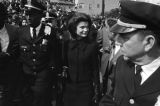 Jacqueline Kennedy on Auburn Avenue near Ebenezer Baptist Church for Martin Luther King, Jr.'s funeral.