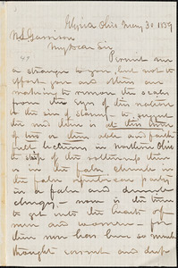 Letter from R. Redington, Elyria, Ohio, to William Lloyd Garrison, 1859 May 30