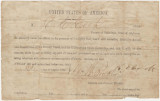 Oath of allegiance to the United States, submitted by R. E. Cook of Talladega County, Alabama, at the end of the Civil War.