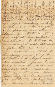 Letter: [Athens, Georgia] to Callie King, [1855]