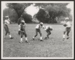 Washington Park (0021) Activities - Sports - Basketball and football, undated