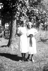 Agnes Gardner (on left) and Vivian ?, St. Paul